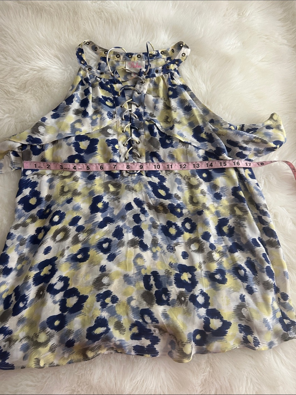 Parker silk sleeveless blouse - Picture 7 of 9